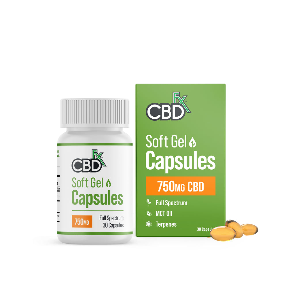 CBDfx Soft Gel Capsules - Ethereal Gold Dispensary