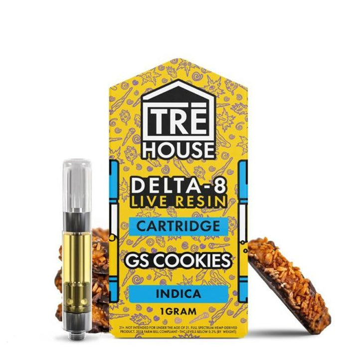 TRE House 1 Gram Delta-8 Live Resin Vape Cartridge - Ethereal Gold Dispensary