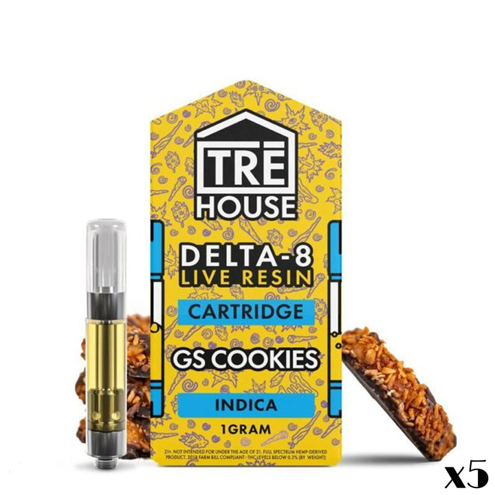 TRE House 1 Gram Delta-8 Live Resin Vape Cartridge - Ethereal Gold Dispensary