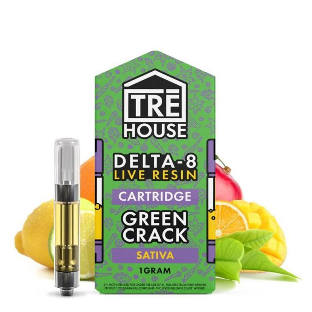 TRE House 1 Gram Delta-8 Live Resin Vape Cartridge - Ethereal Gold Dispensary