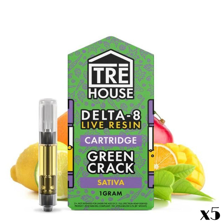 TRE House 1 Gram Delta-8 Live Resin Vape Cartridge - Ethereal Gold Dispensary