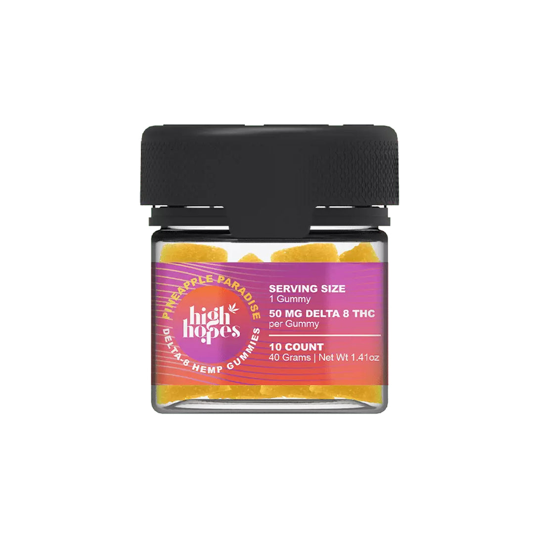 High Hopes Delta-8 Gummies - Ethereal Gold Dispensary