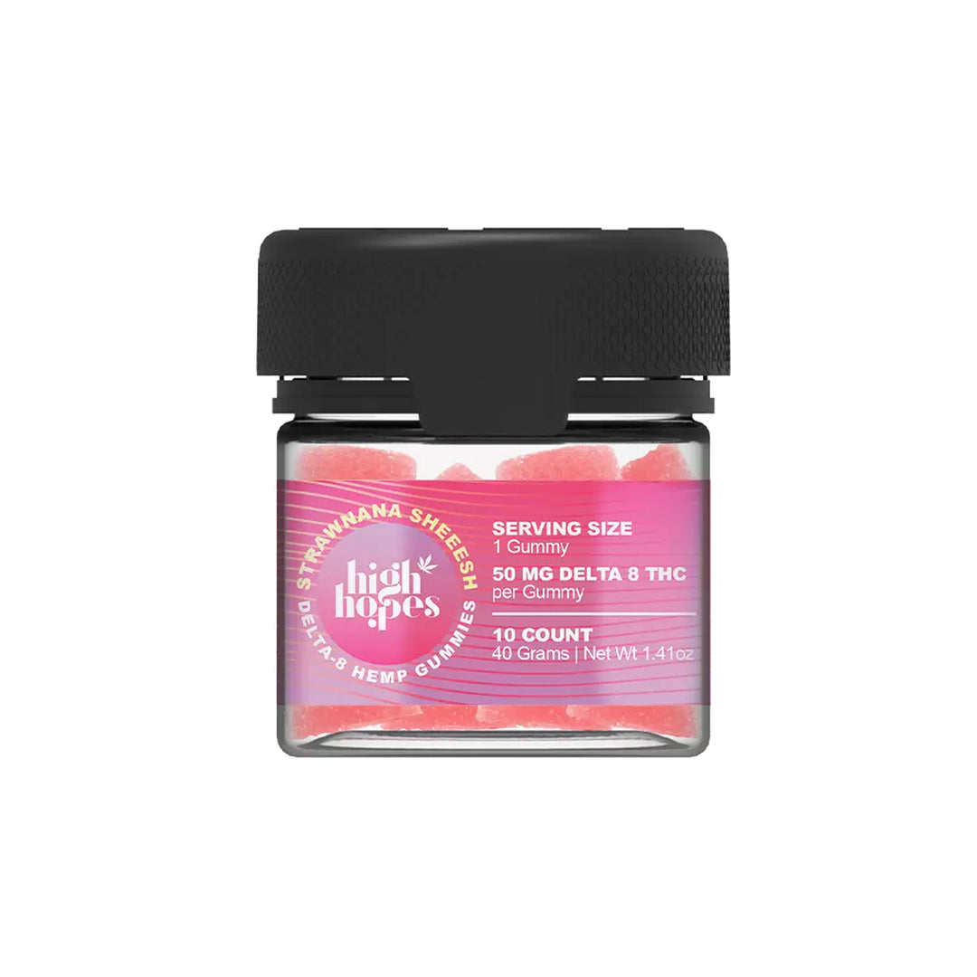 High Hopes Delta-8 Gummies - Ethereal Gold Dispensary