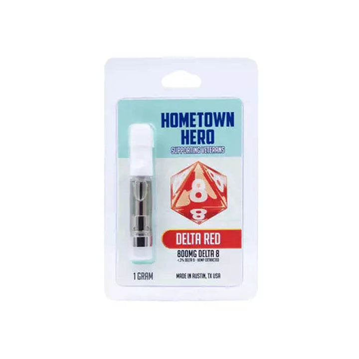 Hometown Hero 1 Gram Delta-8 Vape Cartridge - Ethereal Gold Dispensary