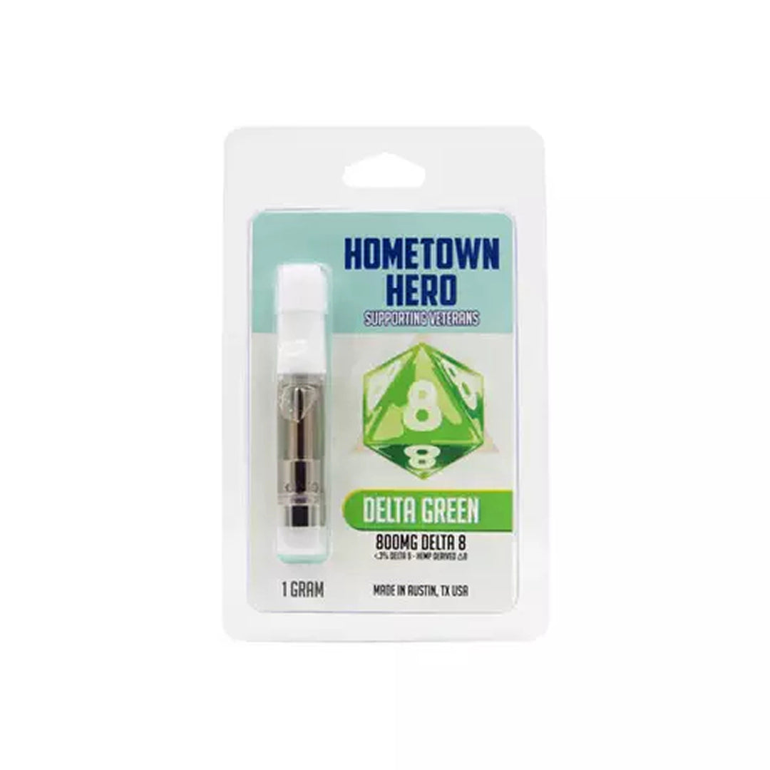 Hometown Hero 1 Gram Delta-8 Vape Cartridge - Ethereal Gold Dispensary