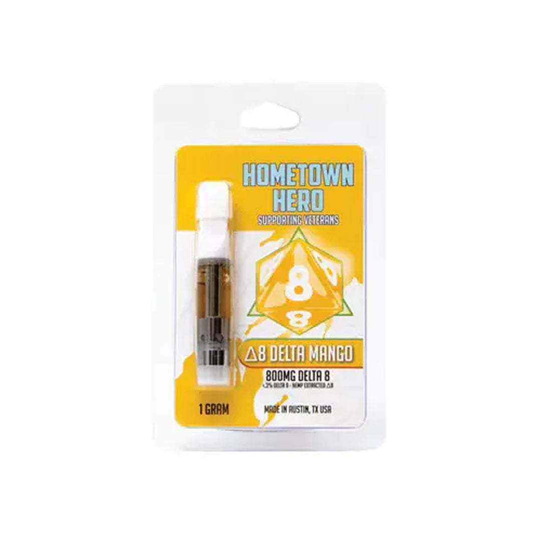 Hometown Hero 1 Gram Delta-8 Vape Cartridge - Ethereal Gold Dispensary