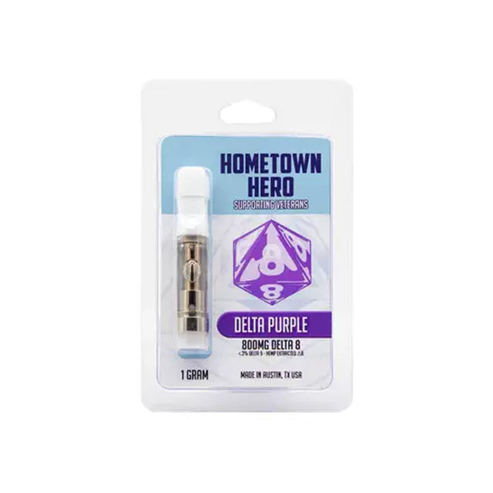 Hometown Hero 1 Gram Delta-8 Vape Cartridge - Ethereal Gold Dispensary