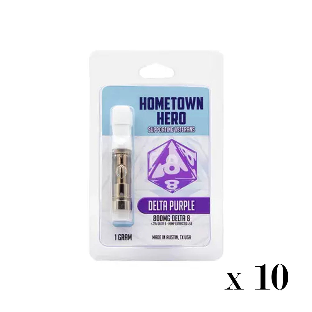Hometown Hero 1 Gram Delta-8 Vape Cartridge - Ethereal Gold Dispensary