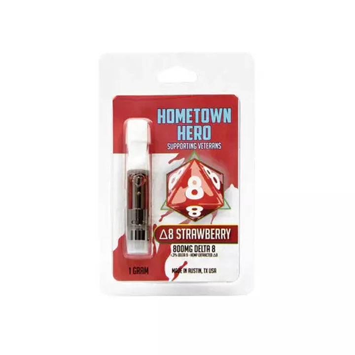 Hometown Hero 1 Gram Delta-8 Vape Cartridge - Ethereal Gold Dispensary