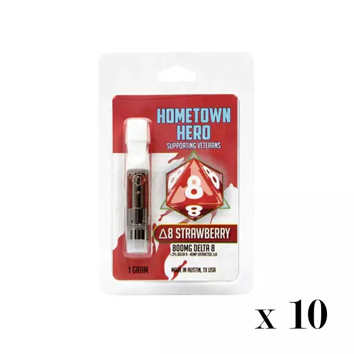 Hometown Hero 1 Gram Delta-8 Vape Cartridge - Ethereal Gold Dispensary