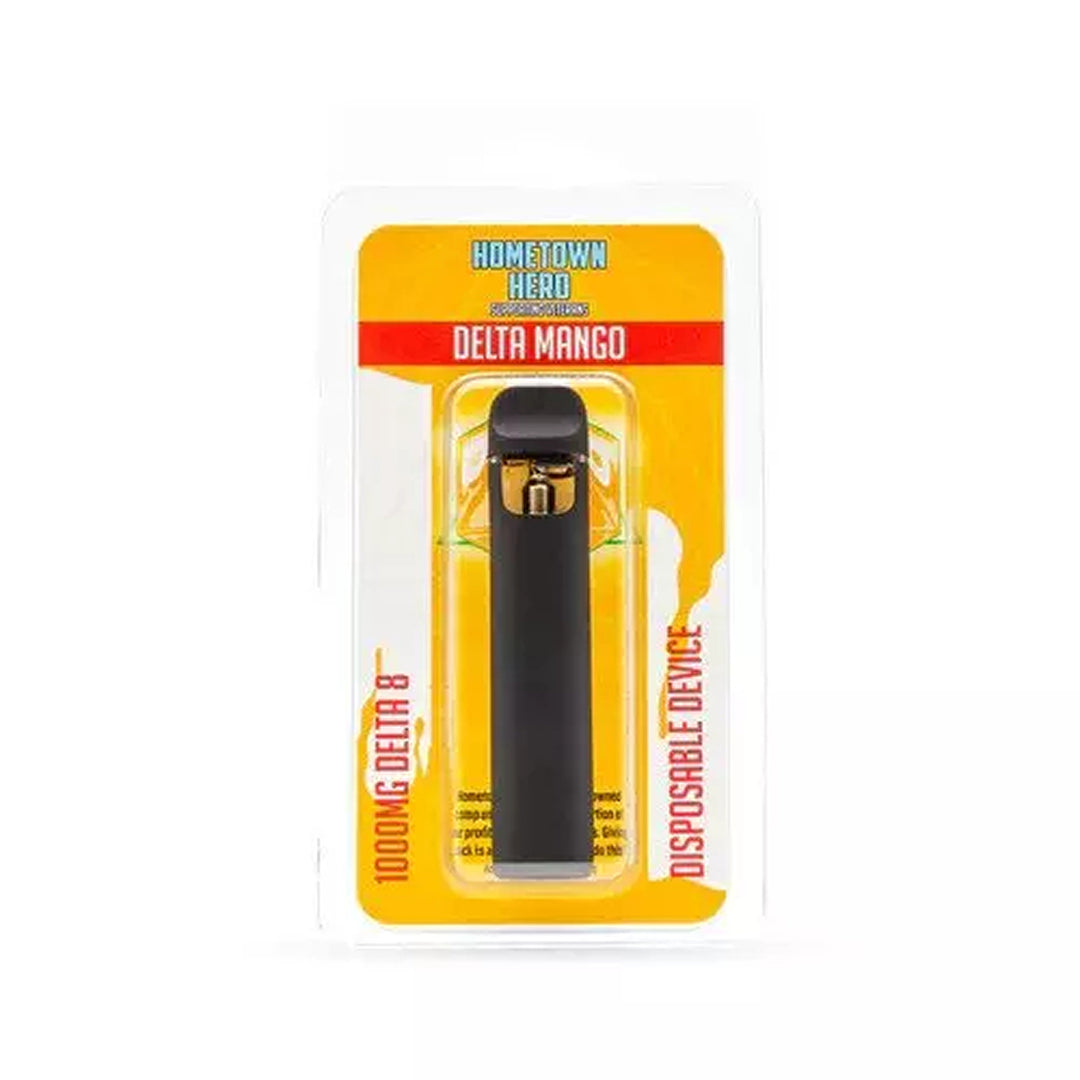 Hometown Hero 1 Gram Delta-8 Disposable Vape - Ethereal Gold Dispensary