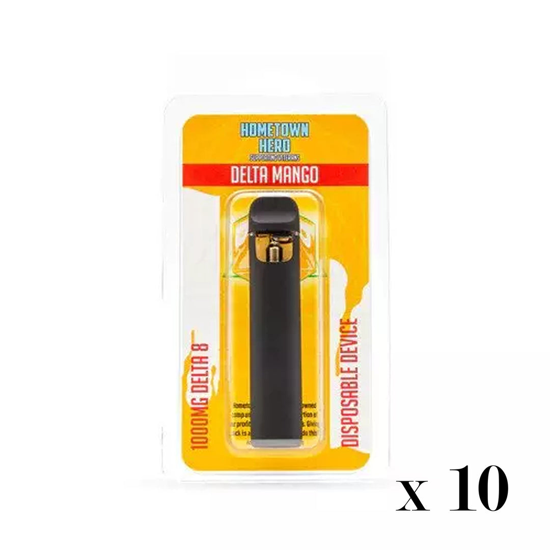 Hometown Hero 1 Gram Delta-8 Disposable Vape - Ethereal Gold Dispensary
