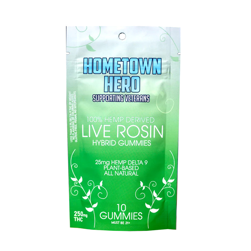 Hometown Hero Absolute Delta-9 Live Rosin Gummies - Ethereal Gold Dispensary