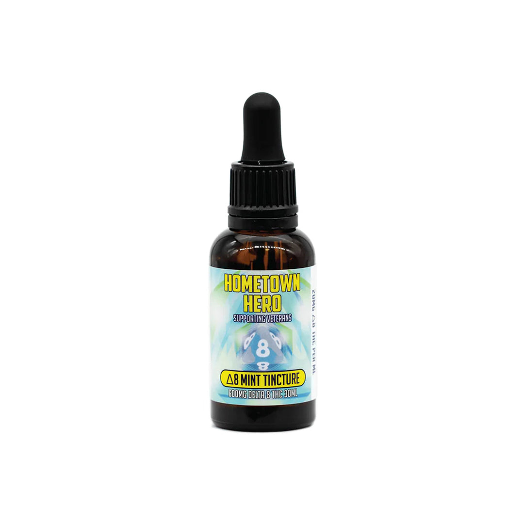 Hometown Hero Delta-8 Tincture - Ethereal Gold Dispensary