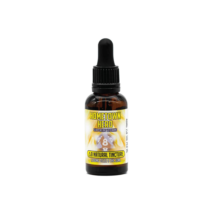 Hometown Hero Delta-8 Tincture - Ethereal Gold Dispensary