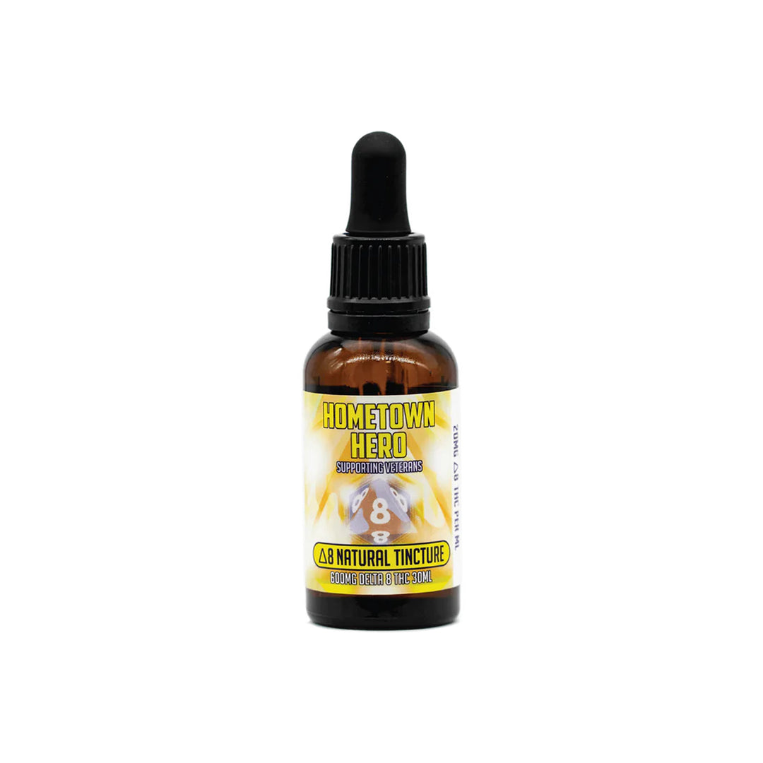 Hometown Hero Delta-8 Tincture - Ethereal Gold Dispensary