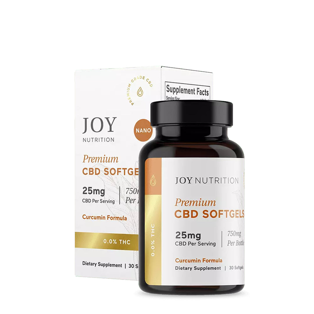 Joy Nutrition CBD Softgels with Curcumin - Ethereal Gold Dispensary