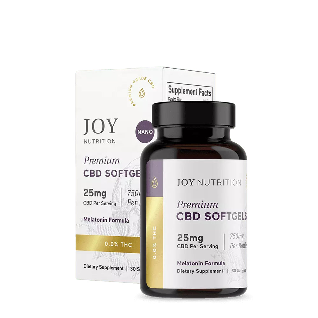 Joy Nutrition CBD Softgels with Melatonin & CBN - Ethereal Gold Dispensary