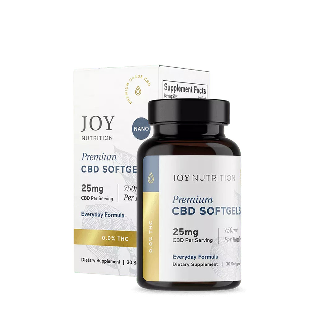 Joy Nutrition CBD Softgels (THC Free) - Ethereal Gold Dispensary