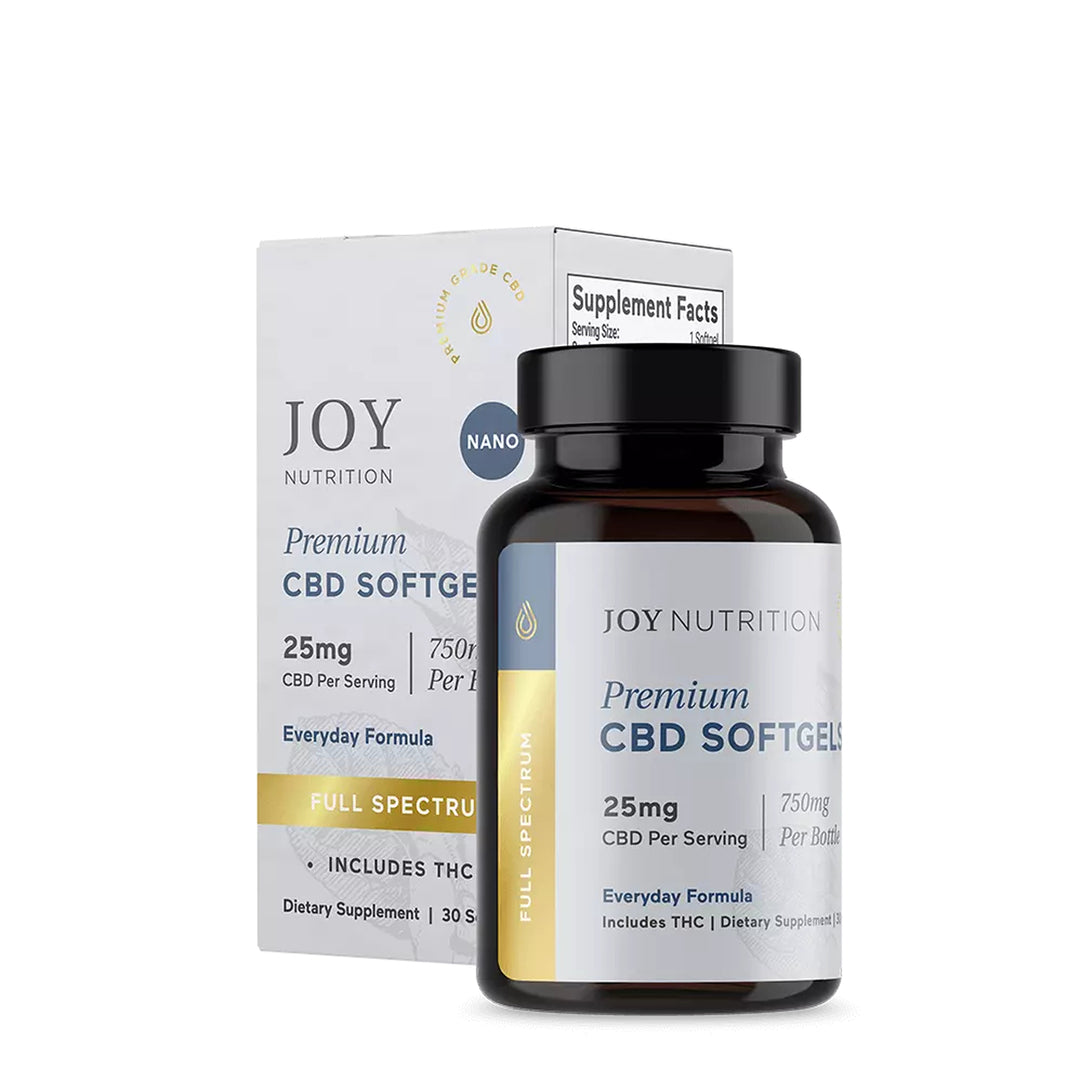 Joy Nutrition Full Spectrum CBD Softgels - Ethereal Gold Dispensary