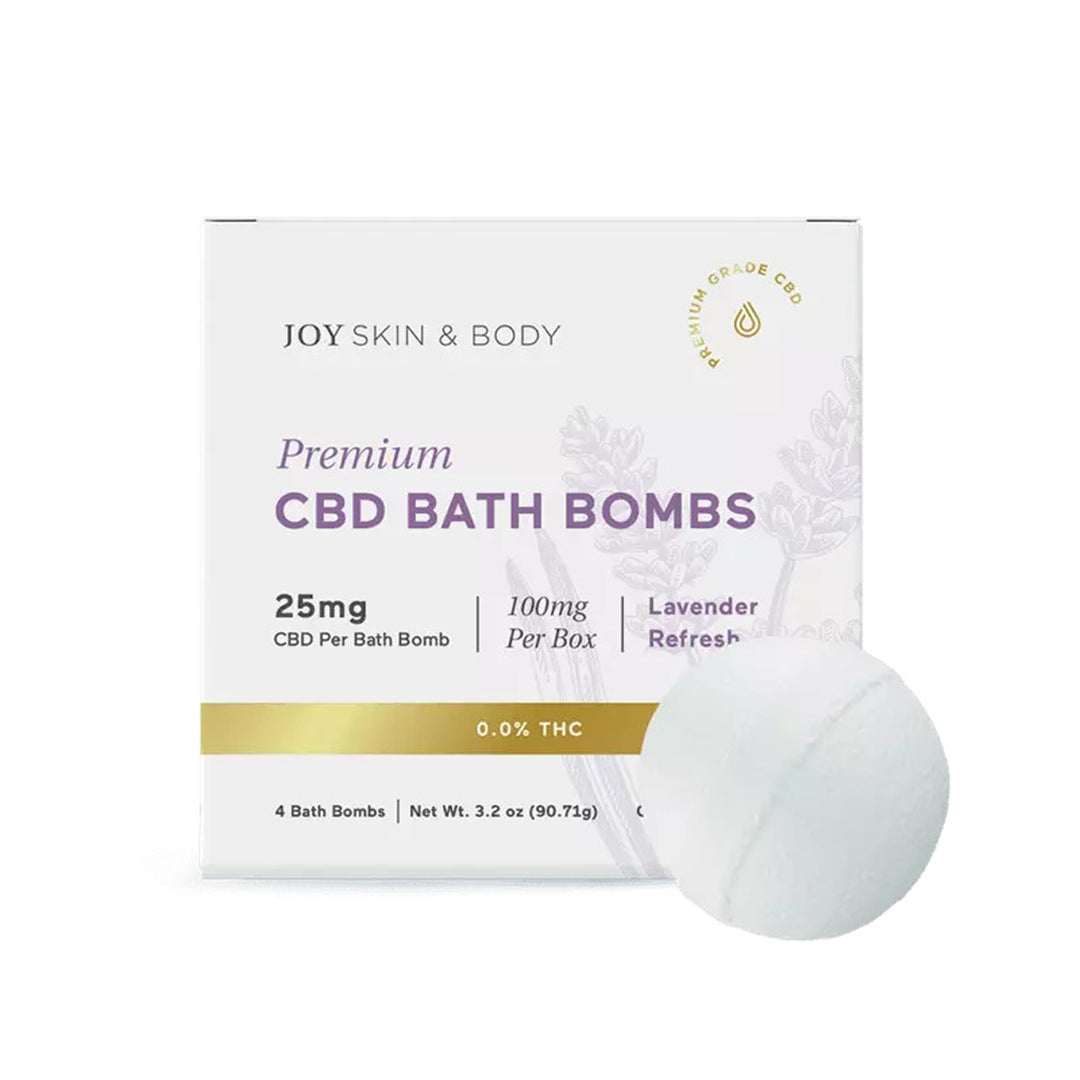 Joy Skin & Body Lavender CBD Bath Bombs - Ethereal Gold Dispensary