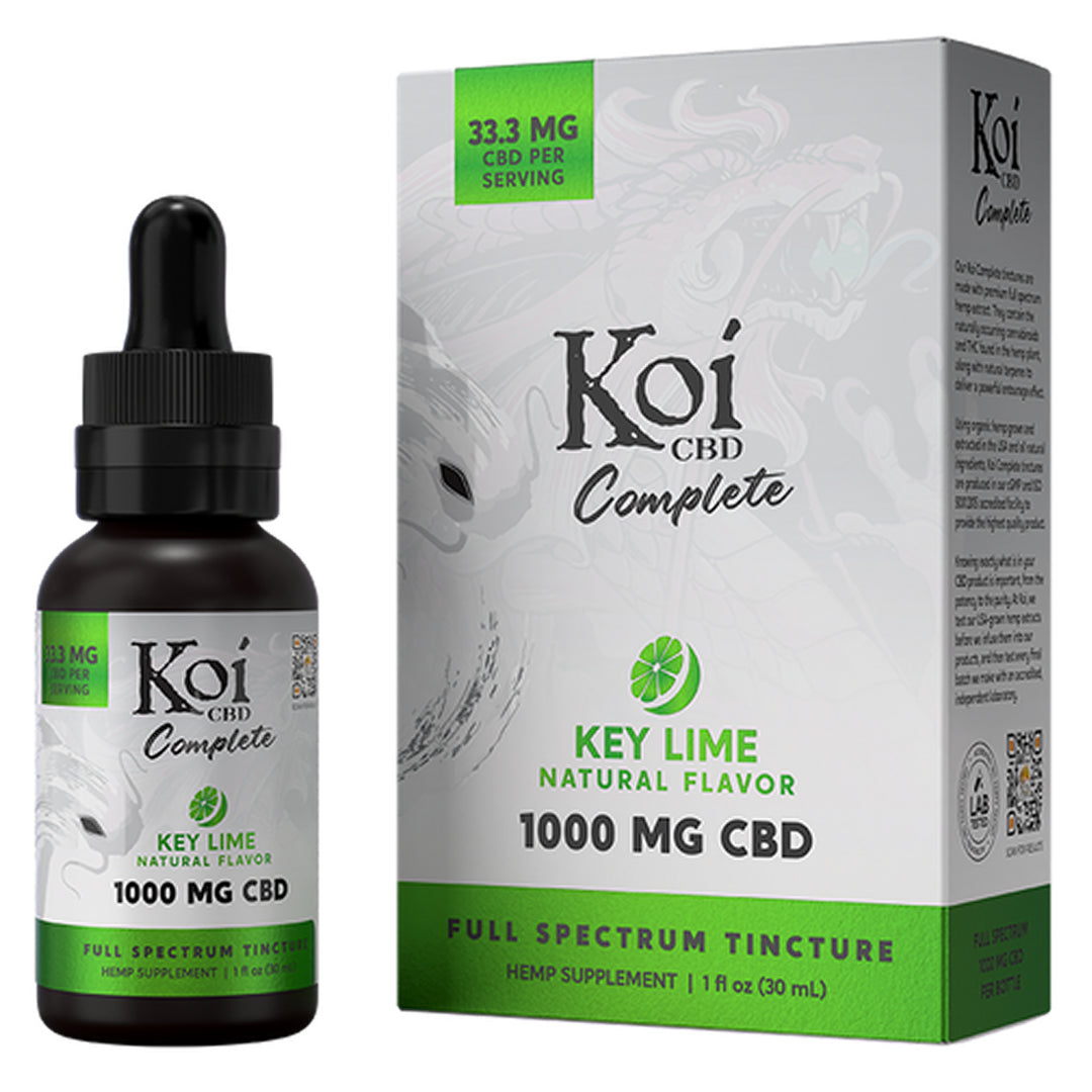 Koi Complete Full Spectrum CBD Tinctures - Ethereal Gold Dispensary