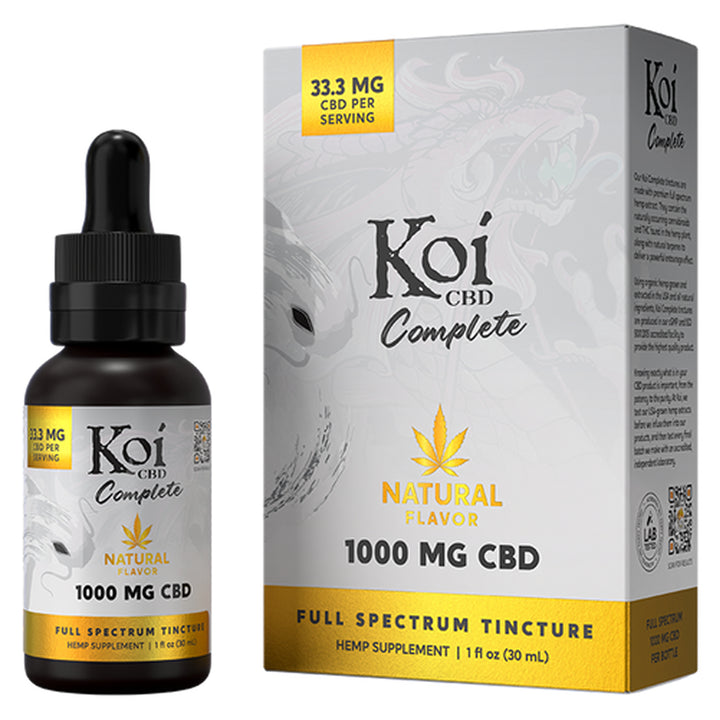 Koi Complete Full Spectrum CBD Tinctures - Ethereal Gold Dispensary
