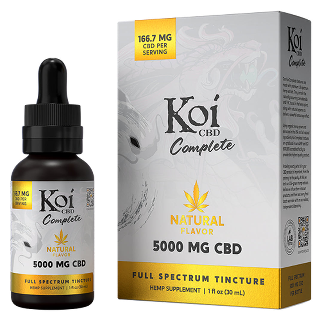 Koi Complete Full Spectrum CBD Tinctures - Ethereal Gold Dispensary