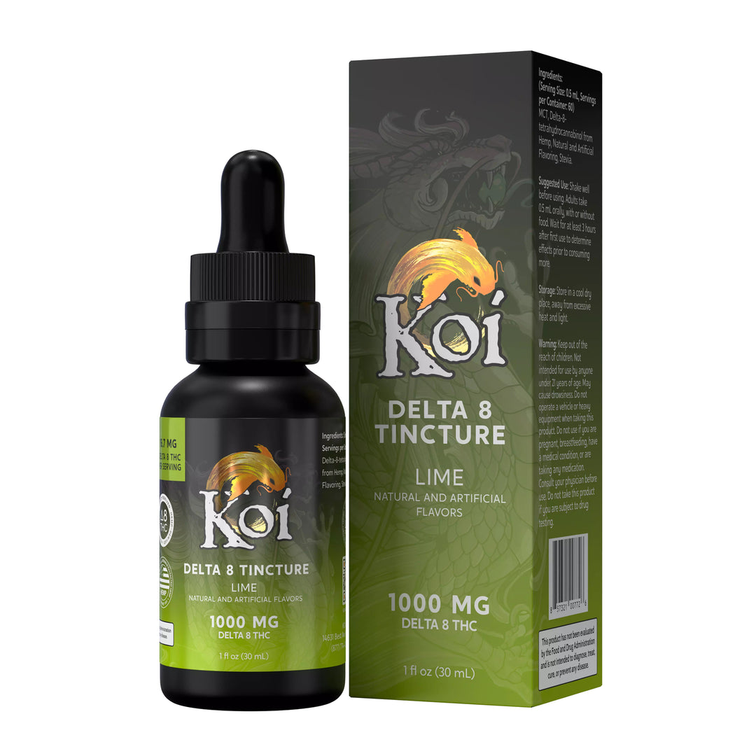 Koi Delta-8 Tincture - Ethereal Gold Dispensary