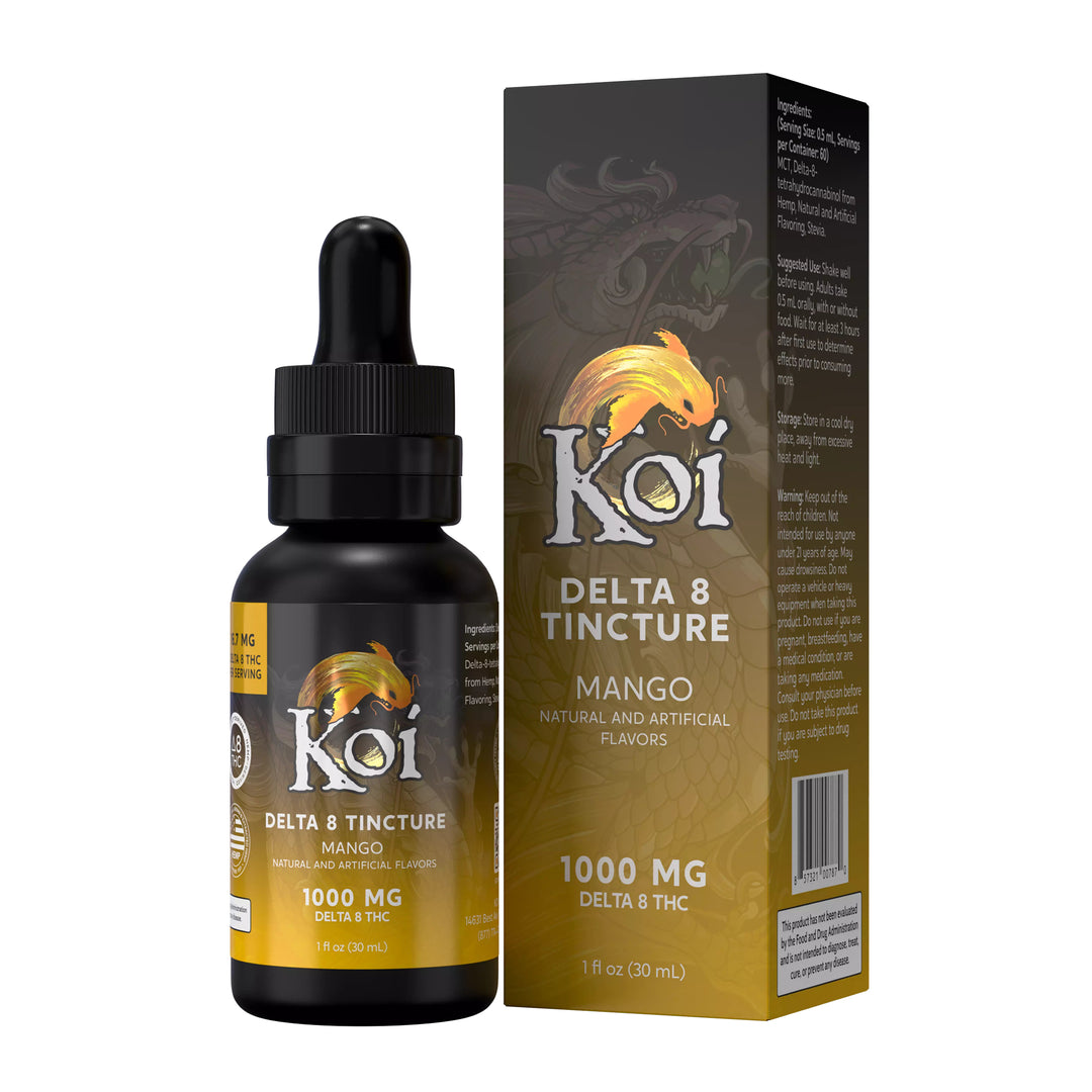 Koi Delta-8 Tincture - Ethereal Gold Dispensary