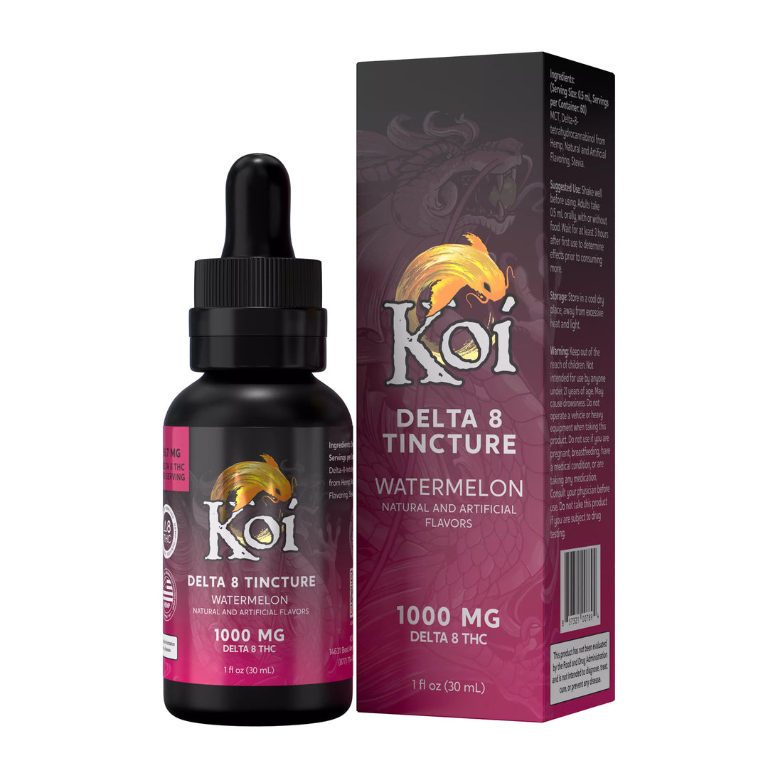 Koi Delta-8 Tincture - Ethereal Gold Dispensary