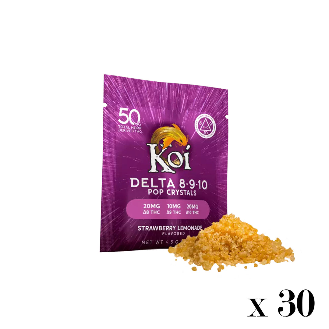 Koi Delta-8-9-10 Pop Crystals - Ethereal Gold Dispensary