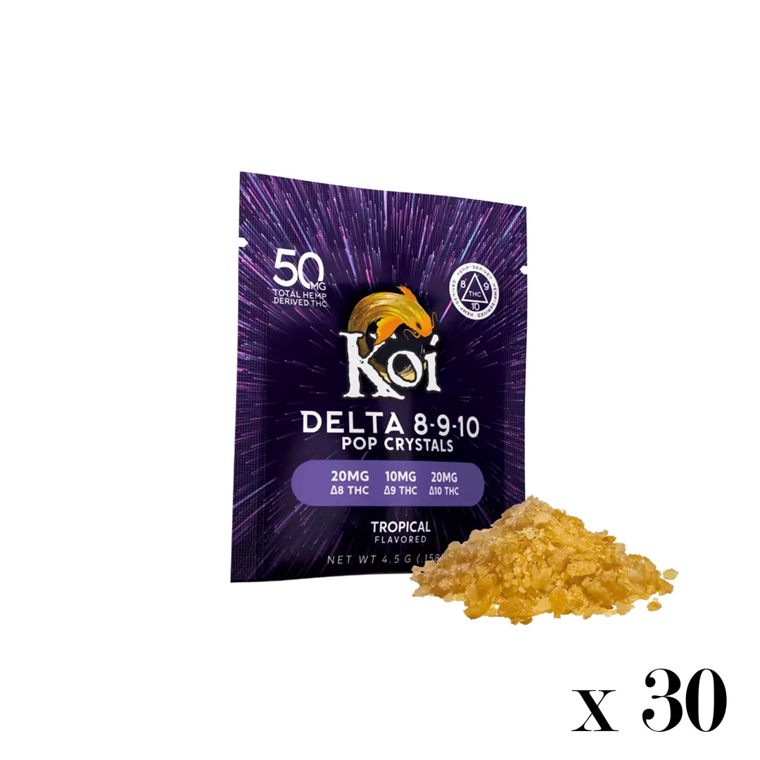 Koi Delta-8-9-10 Pop Crystals - Ethereal Gold Dispensary