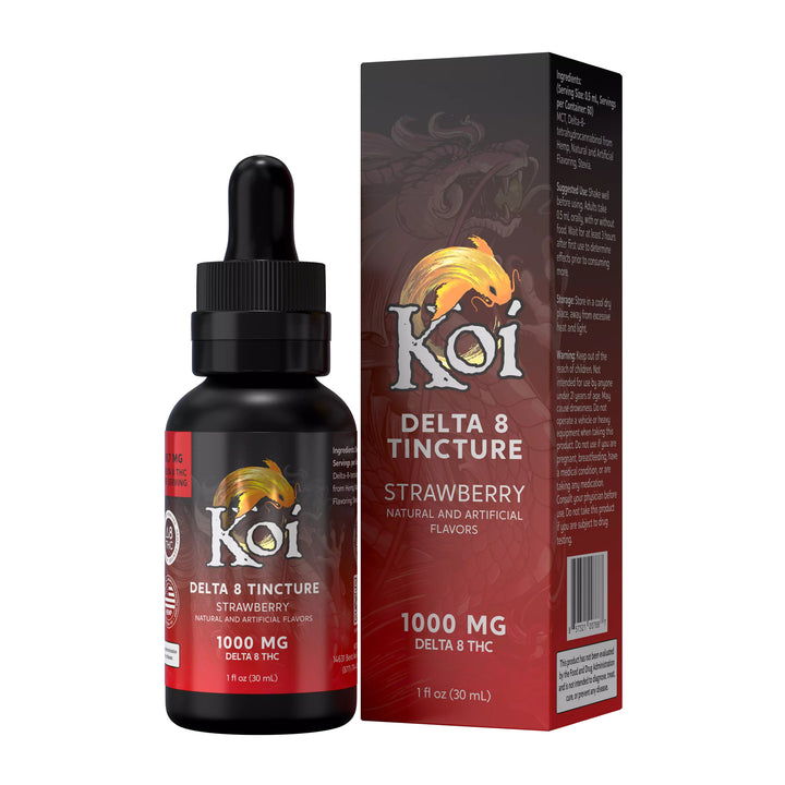 Koi Delta-8 Tincture - Ethereal Gold Dispensary