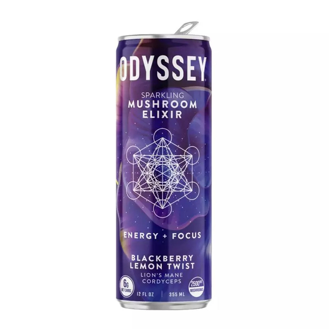 Odyssey Sparkling Mushroom Elixir - Ethereal Gold Dispensary