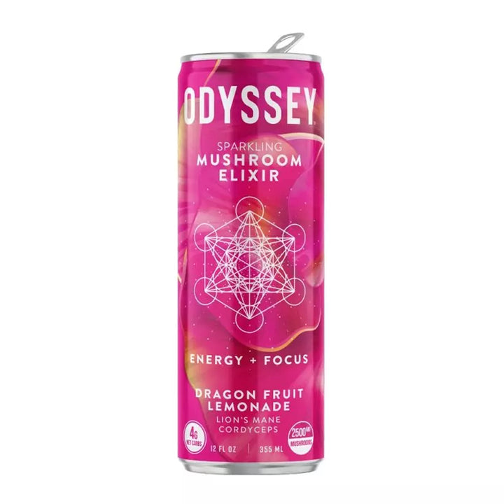 Odyssey Sparkling Mushroom Elixir - Ethereal Gold Dispensary