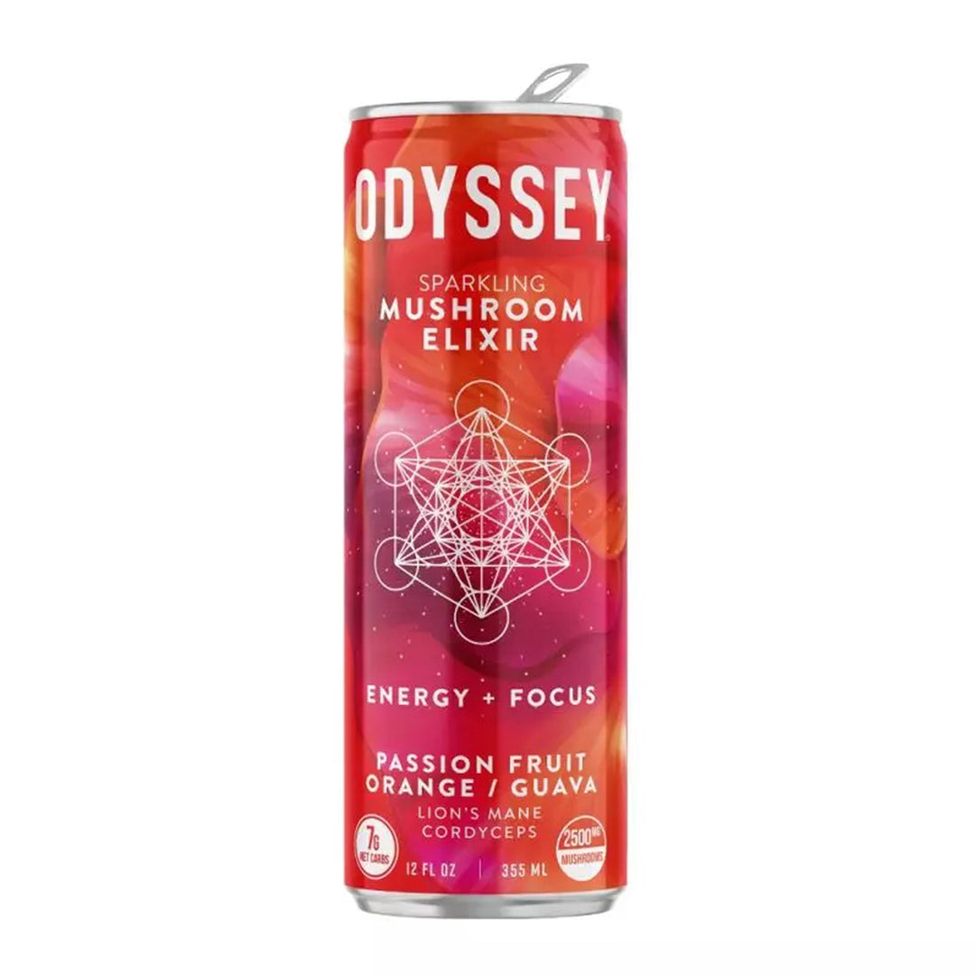 Odyssey Sparkling Mushroom Elixir - Ethereal Gold Dispensary