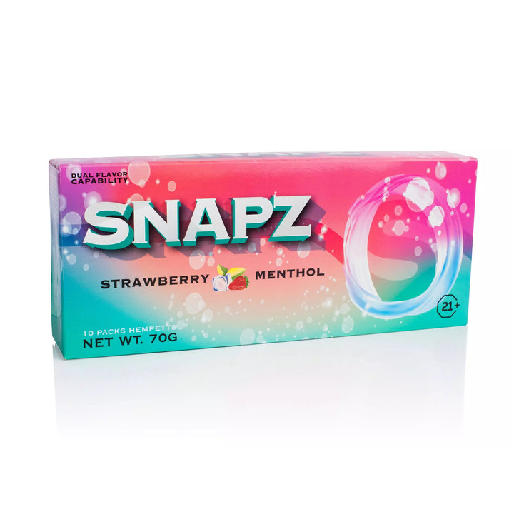 Snapz CBD Hemp Cigarettes - Flavor Capsule/Menthol - Ethereal Gold Dispensary