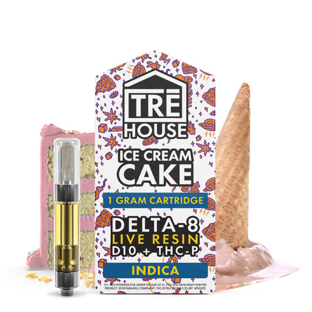 TRE House 1 Gram Delta-8 Live Resin Blend Cartridge - Ethereal Gold Dispensary