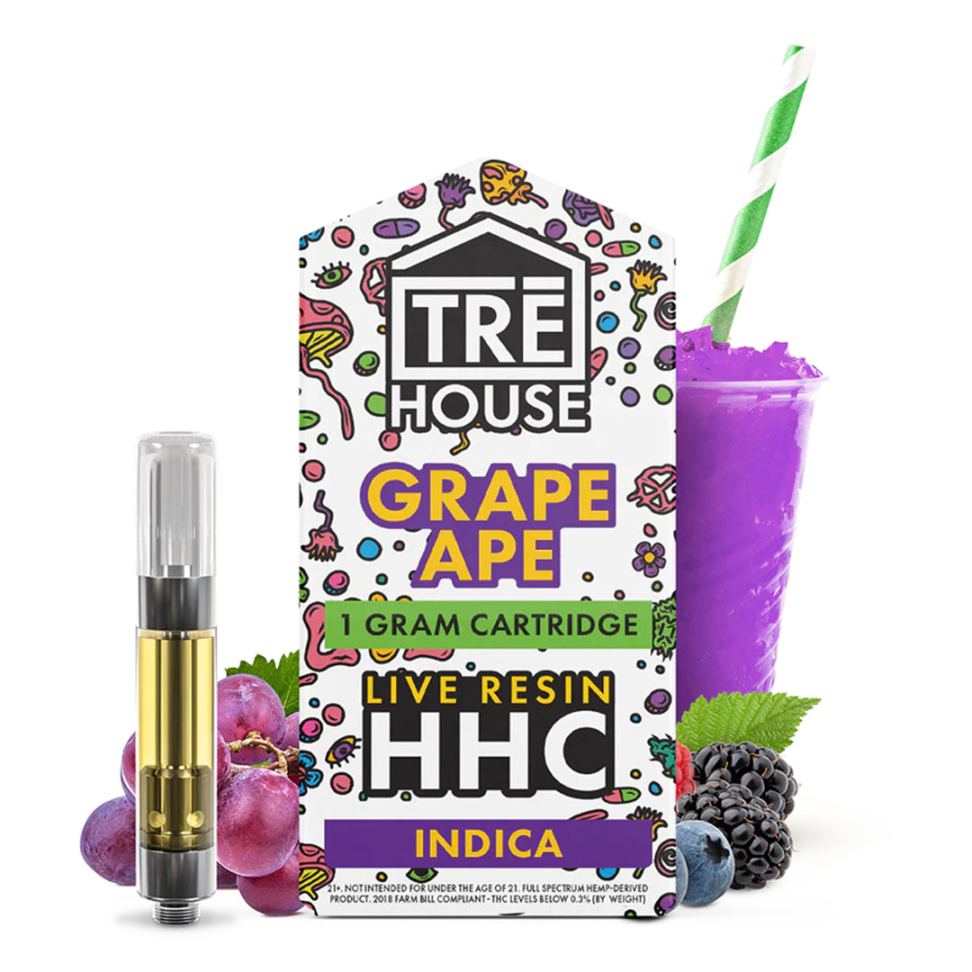TRE House 1 Gram Live Resin HHC Vape Cartridge - Ethereal Gold Dispensary