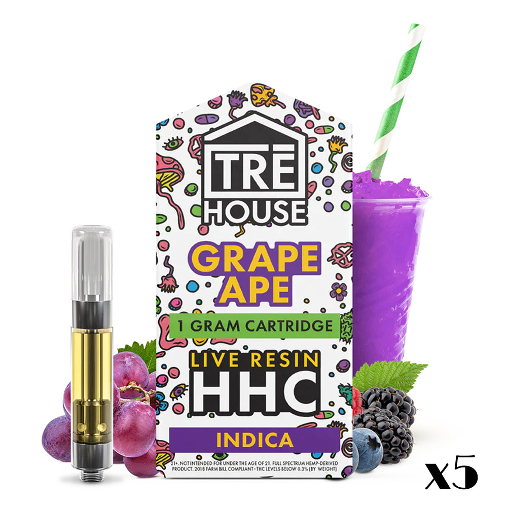 TRE House 1 Gram Live Resin HHC Vape Cartridge - Ethereal Gold Dispensary