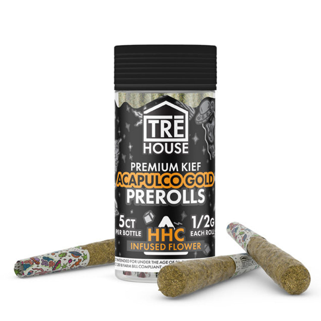 TRE House Premium Kief HHC Pre-Rolls - Ethereal Gold Dispensary