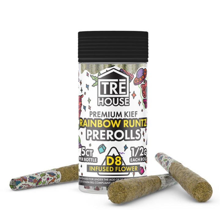 TRE House Premium Kief Delta-8 Pre-Rolls - Ethereal Gold Dispensary