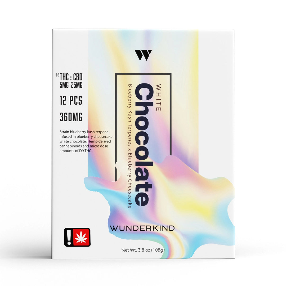 Wunderkind Delta-9 Chocolate - Blueberry Cheesecake - Ethereal Gold Dispensary
