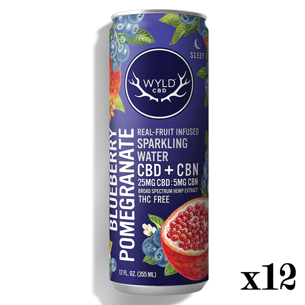 Wyld CBD + CBN Sparkling Water - Ethereal Gold Dispensary