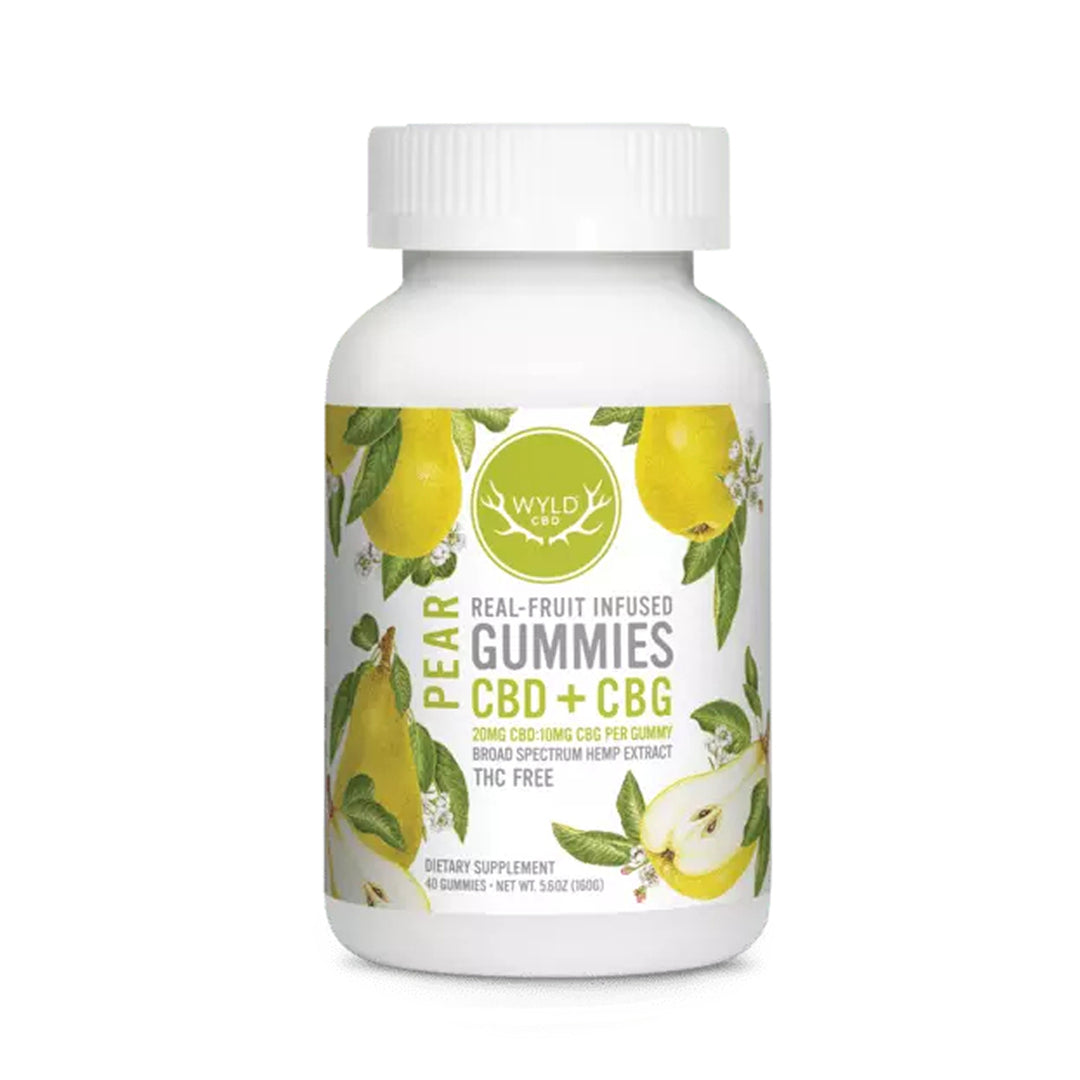 Wyld Pear CBD/CBG Gummies - Ethereal Gold Dispensary