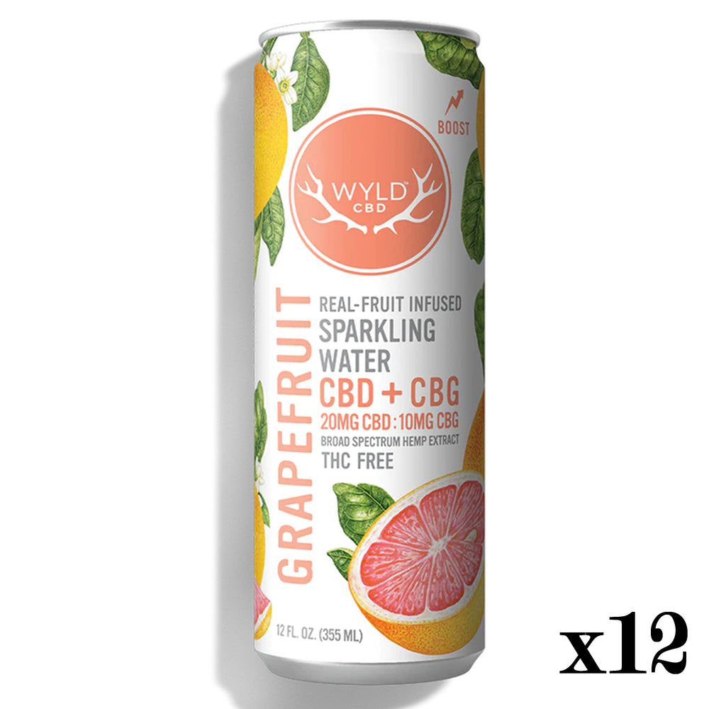 Wyld CBD + CBG Sparkling Water - Ethereal Gold Dispensary